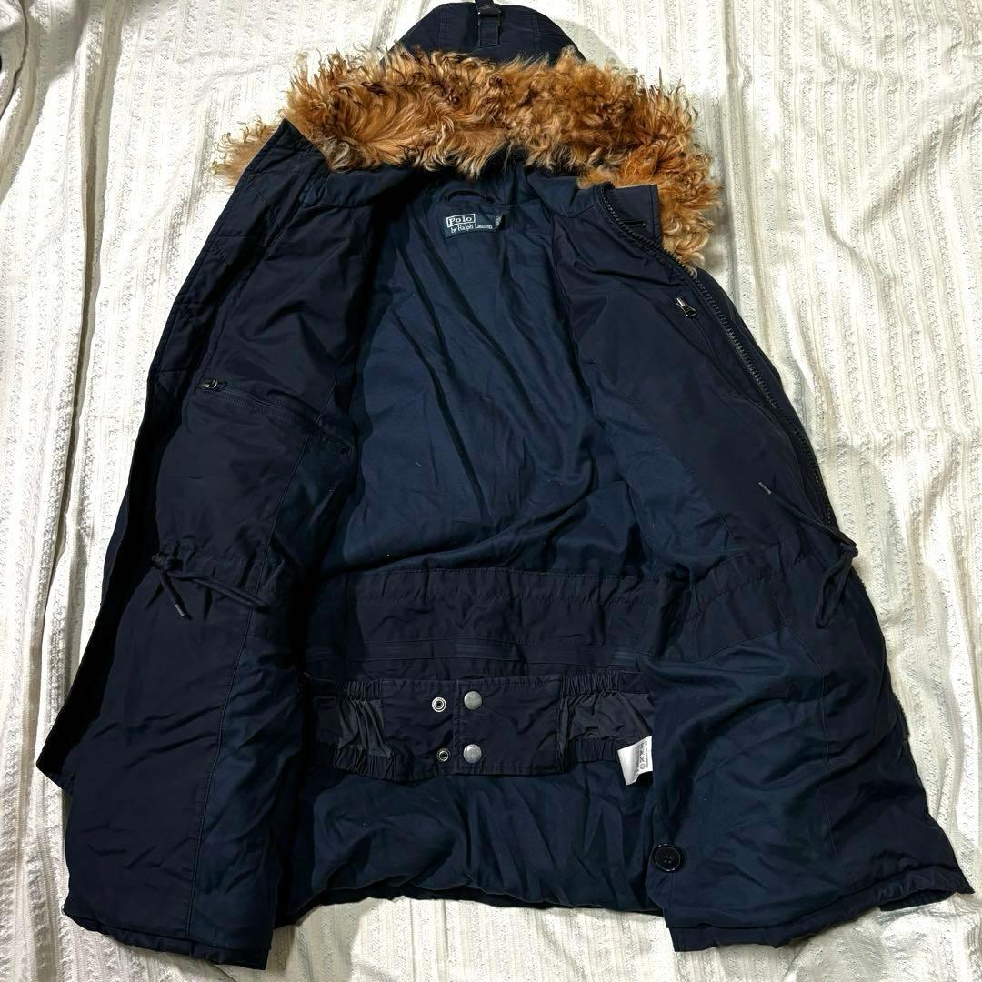 ⭐︎超希少 90s ラルフローレン ダウンジャケット N-2B ネイビー M
