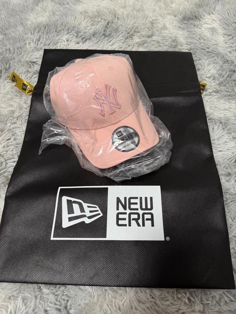 ニューエラ 9FORTY Rhinestone ラインストーン ピンクレモネード