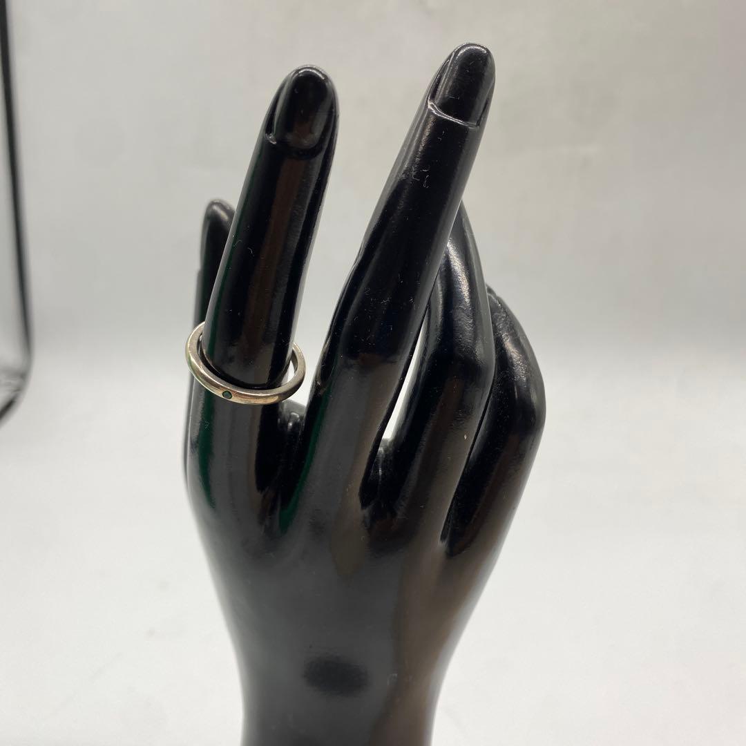 ティファニー エルサペレッティ エメラルド スタッキング バンドリング 925