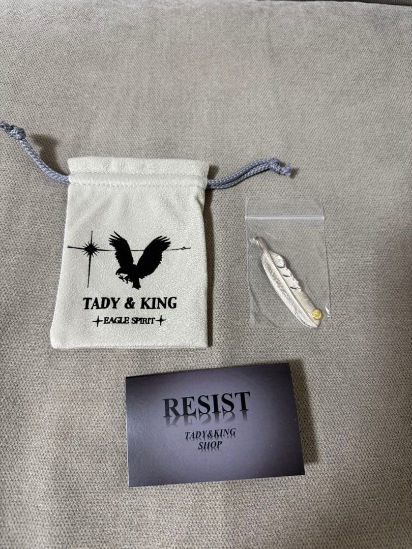 値下げ！新品　TADY&KING 特大SVフェザーK18イーグルメタル　右向き