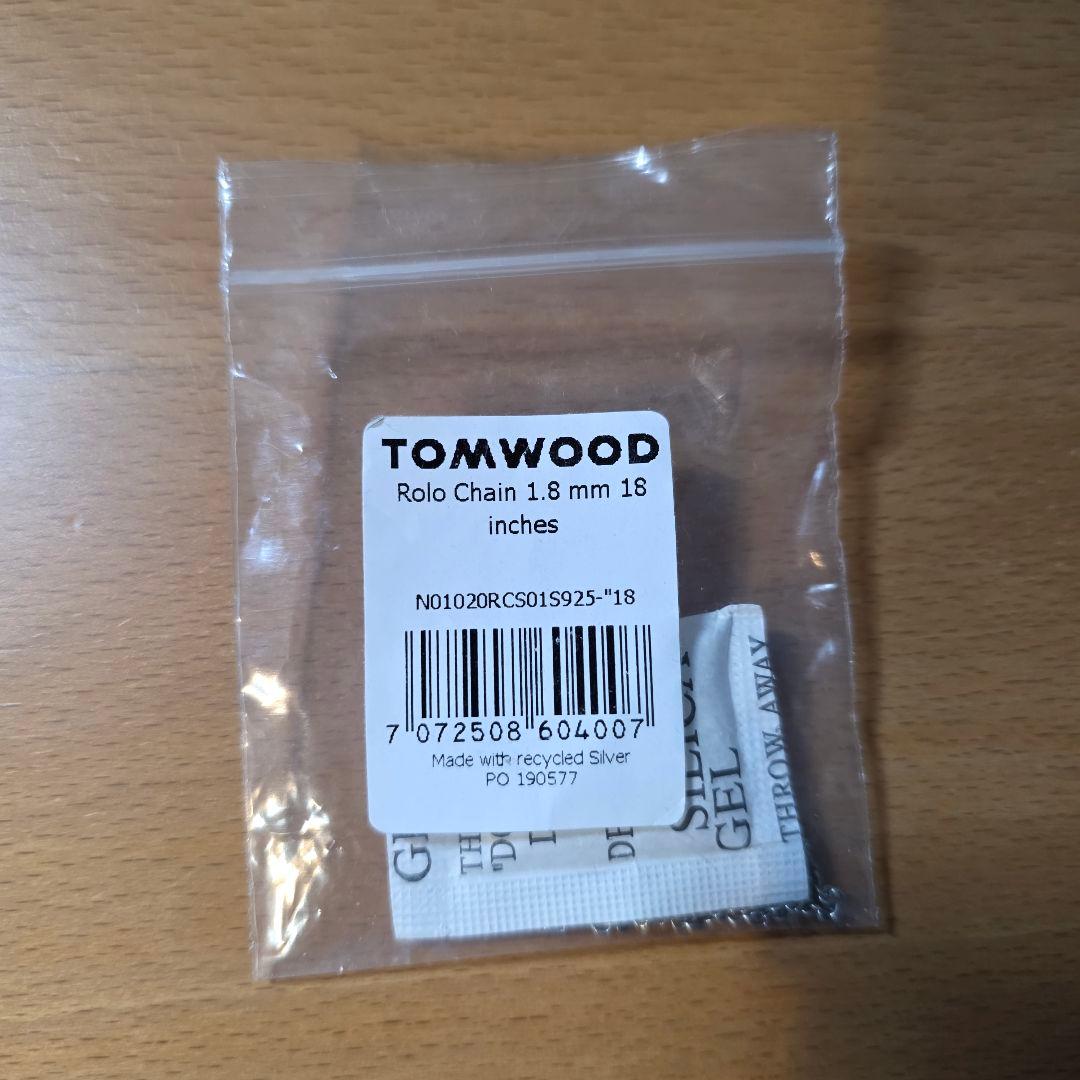 TOMWOOD Rolo Chain 1.8mm 18インチ