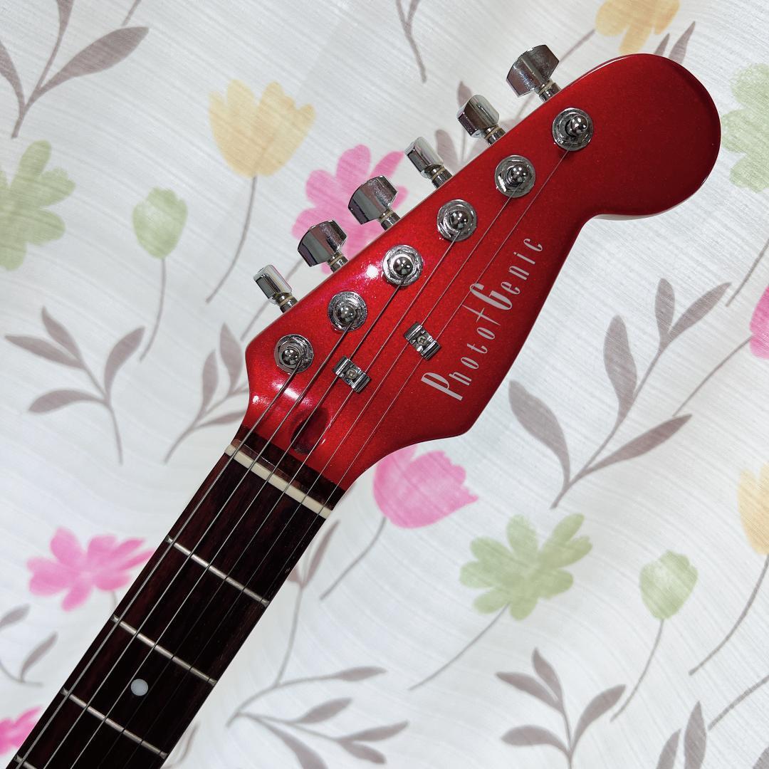 Photogenic ギター 赤 フォトジェニック レッド マッチングヘッド