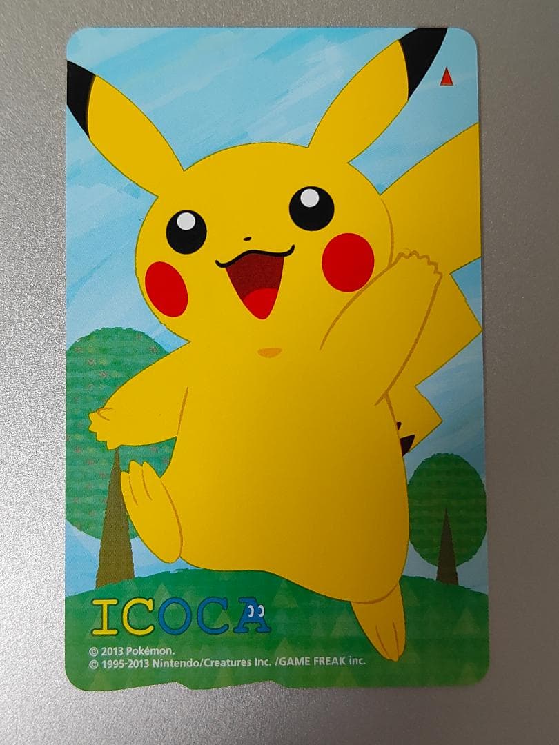 【使用可能】 ポケモン ピカチュウ 限定 ICOCA 台紙付き デポジットのみ