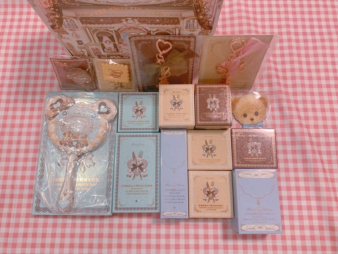 【未使用】フラワーノーズ　スウィーティーベア　豪華14点チョコミントセット