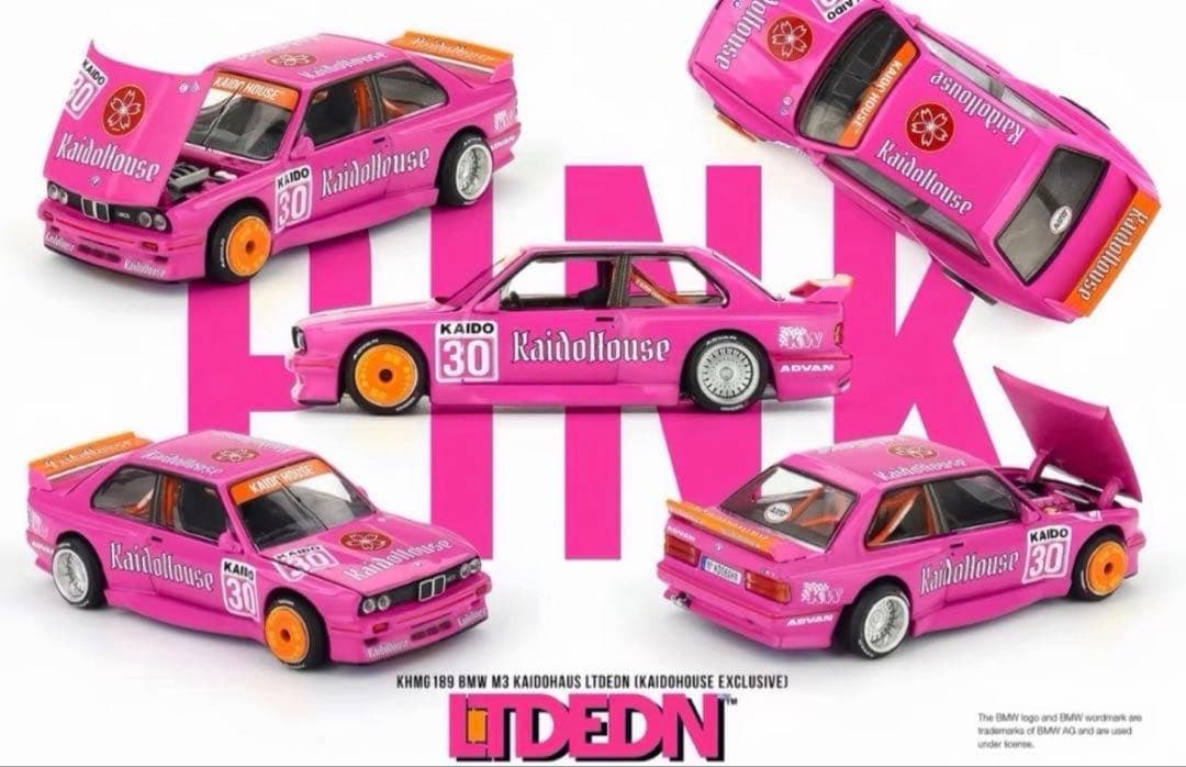 KAIDO HOUSE LTDEDN  M3 街道ハウス Chase! Mini GT x Kaido House 1:64 BMW M3 (E30) Kaido Works V1