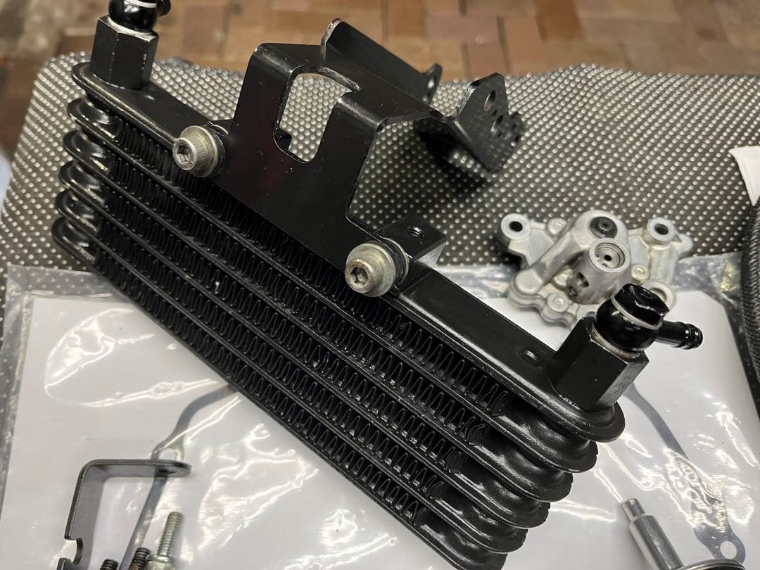 モンキー125 JB03 JB05オイルクーラーセット - メルカリ