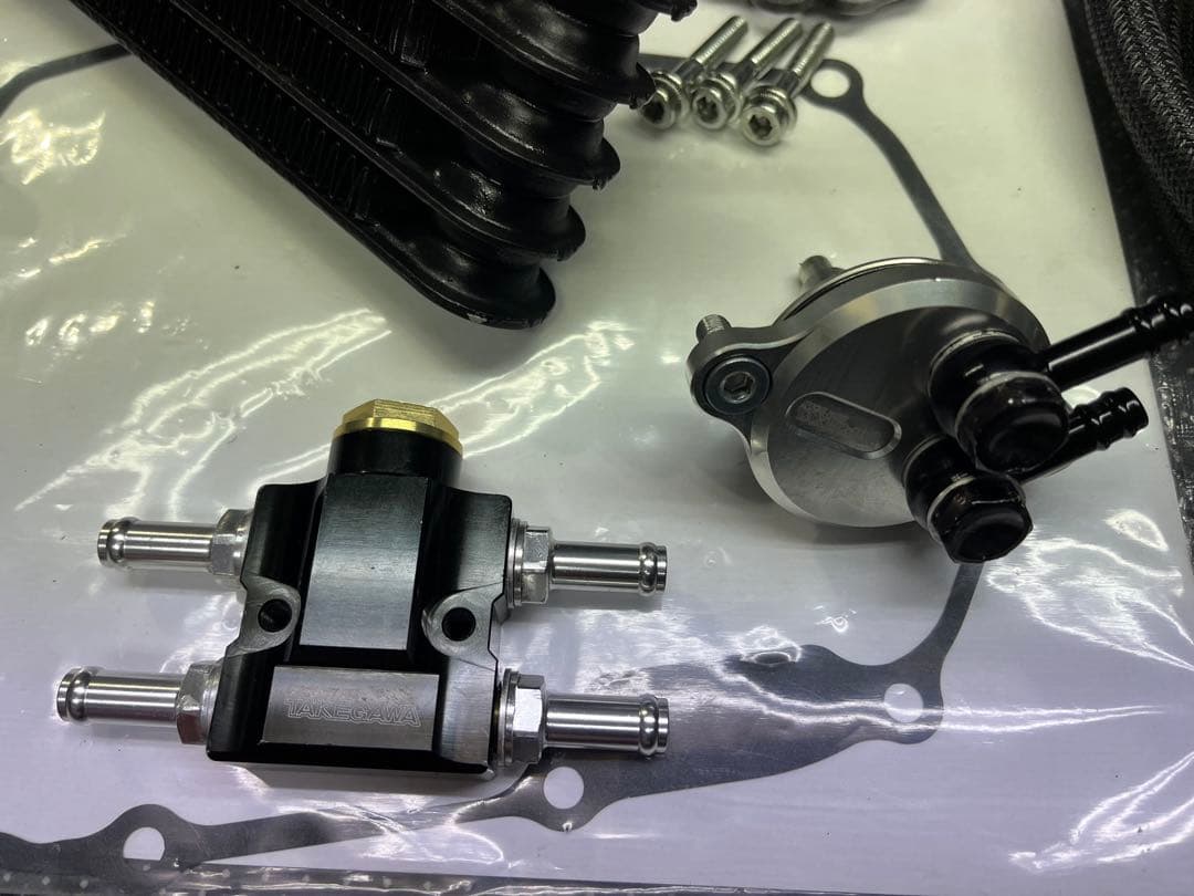 モンキー125 JB03 JB05オイルクーラーセット - メルカリ