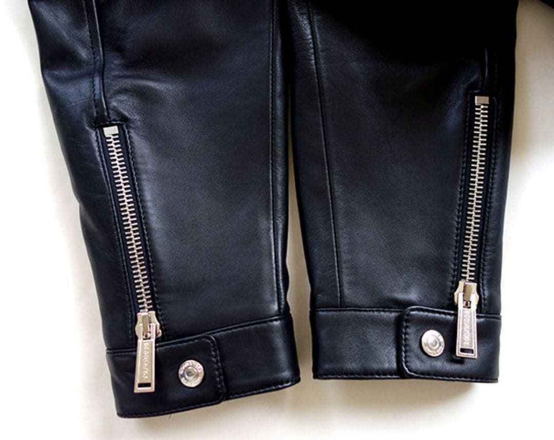 ディースクエアード2 シープスキン シングルフロント ライダース