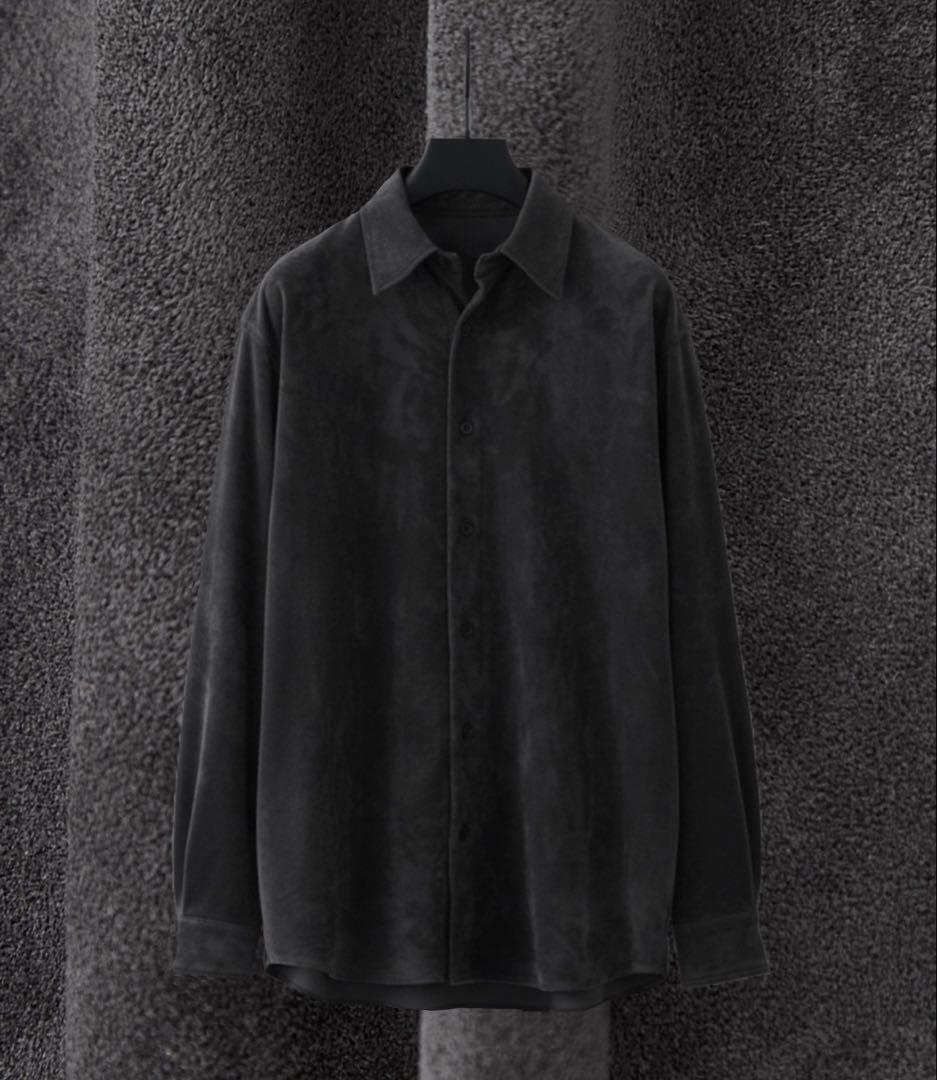 UNITED TOKYO スエードロングスリーブシャツ　D.GRY 2