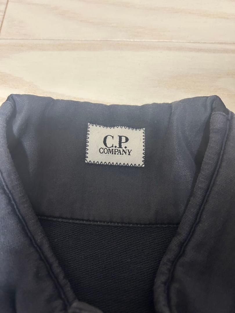C.P. COMPANY ネイビー ジップ スウェット cp comp - メルカリ
