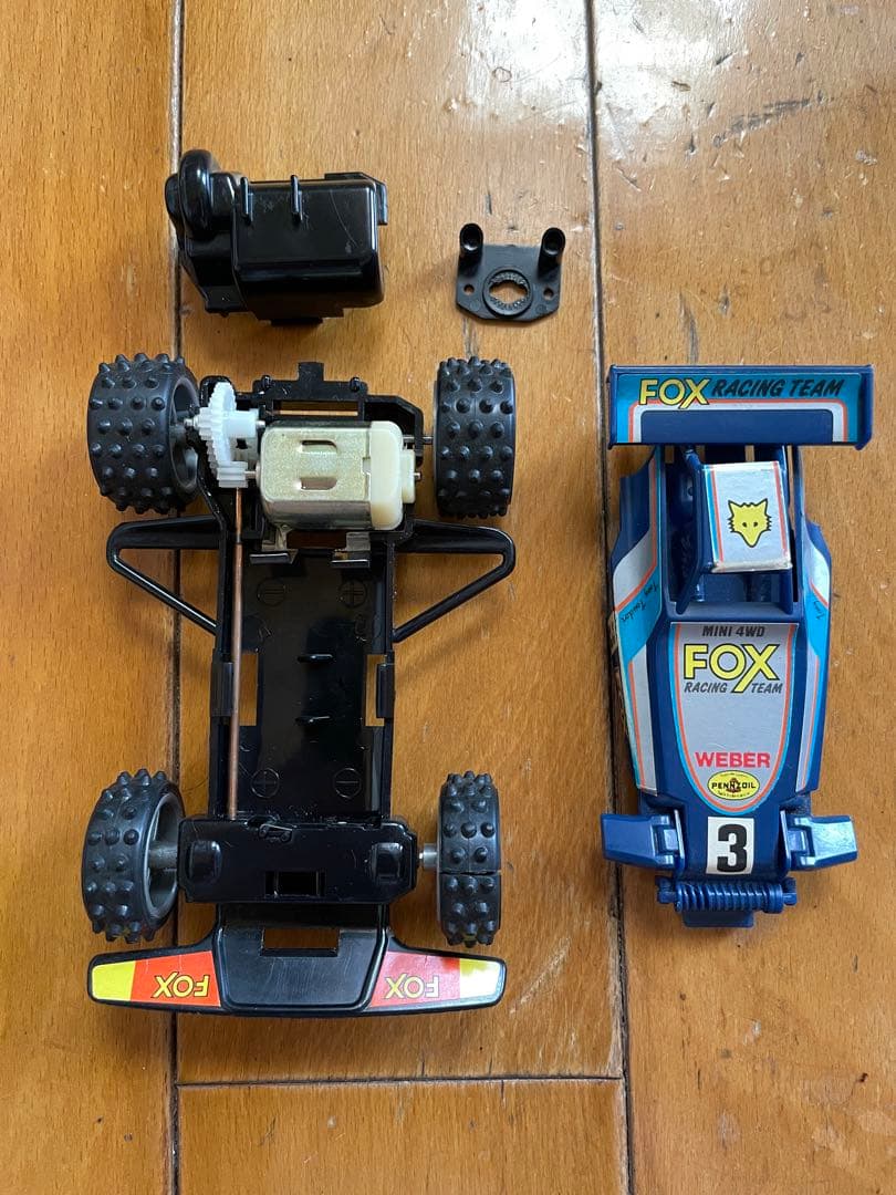 初期 1986年 ミニ四駆 フォックスJr. FOX タミヤ 田宮 当時物 - メルカリ