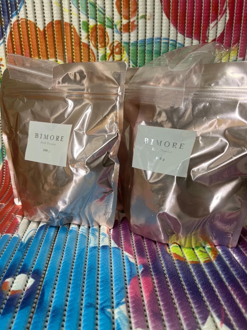 （株）ミライズ　ビモア バスパウダー（浴用化粧料） 500g（×２袋）