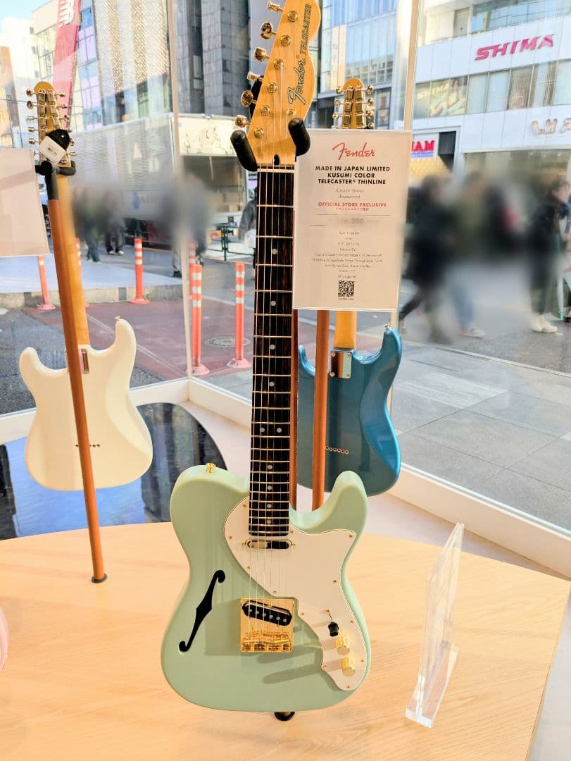 Fender ギター テレキャスター シンライン 原宿限定 ゴールドパーツ
