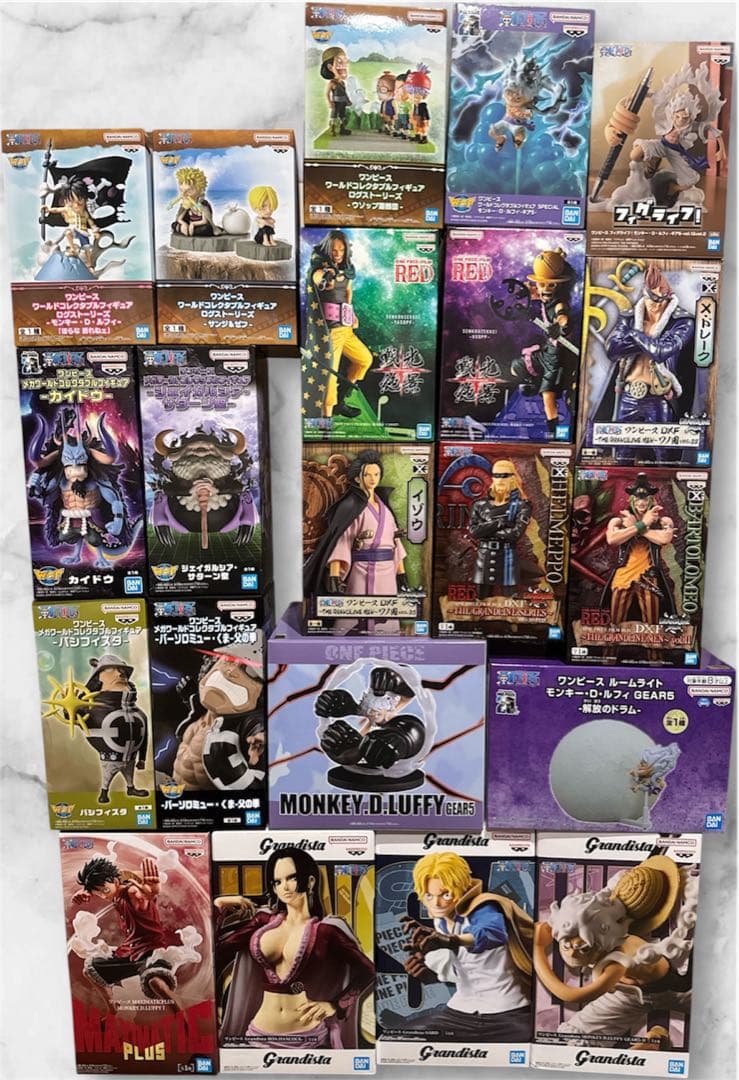 ワンピース フィギュア まとめ売り 21種 未開封 - メルカリ