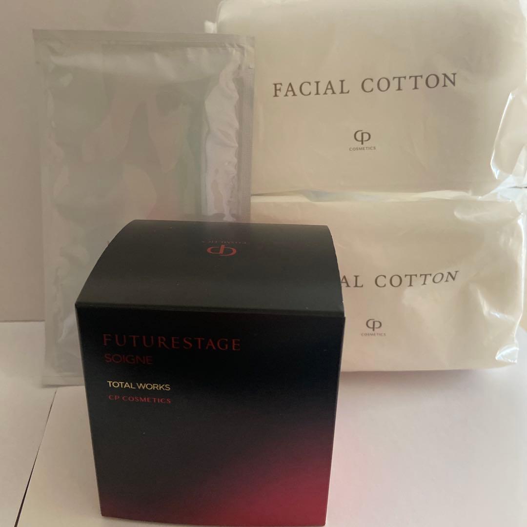 フューチャーステージトータルワークス48g＋シート状美容マスク、コットン