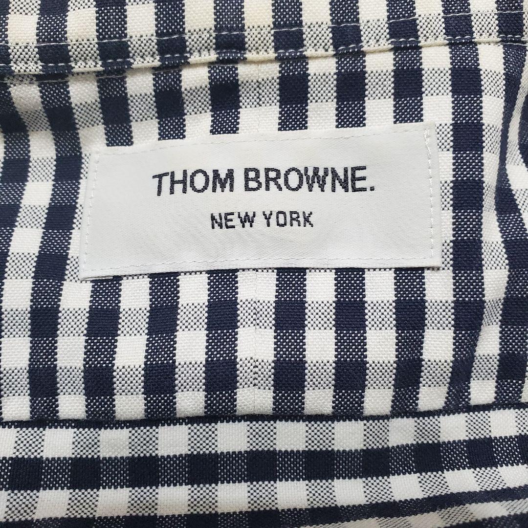 THOM BROWNE トムブラウン ギンガムチェックシャツ 長袖 サイズ1