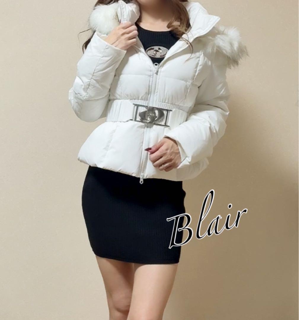 即日発送！GYDA GDベルト付きショートダウンコート　ホワイト　僅か