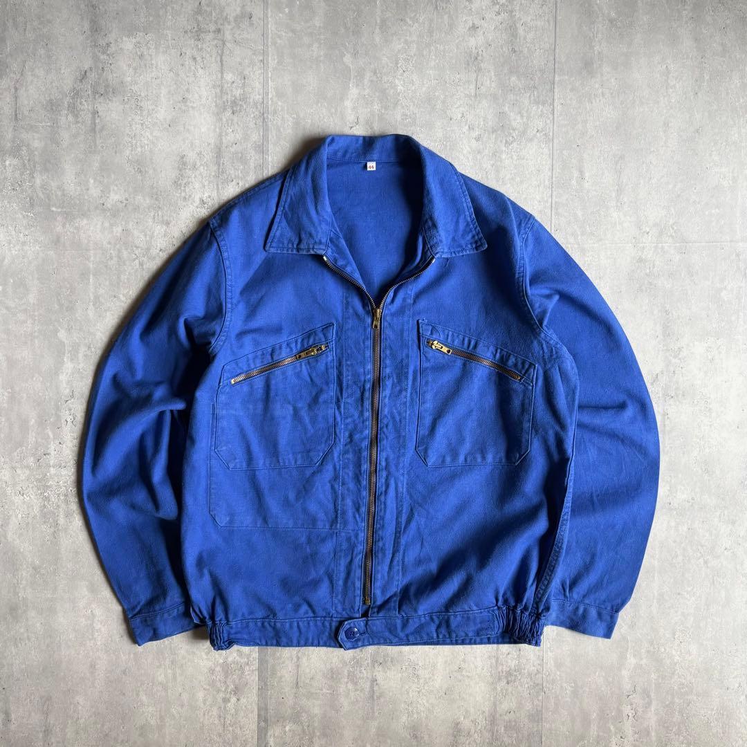 【60s vintage】サイクリスト　メカニカル　ワークジャケット　フランス製