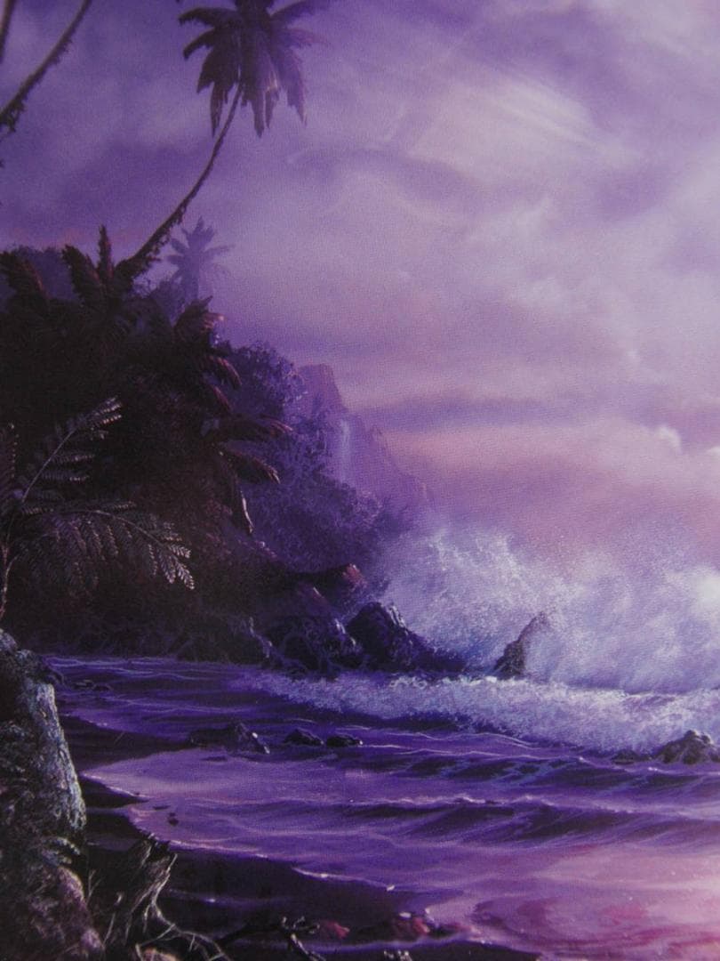 クリスチャン・ラッセン、【オリジンオブライフ】、希少な額装用画集