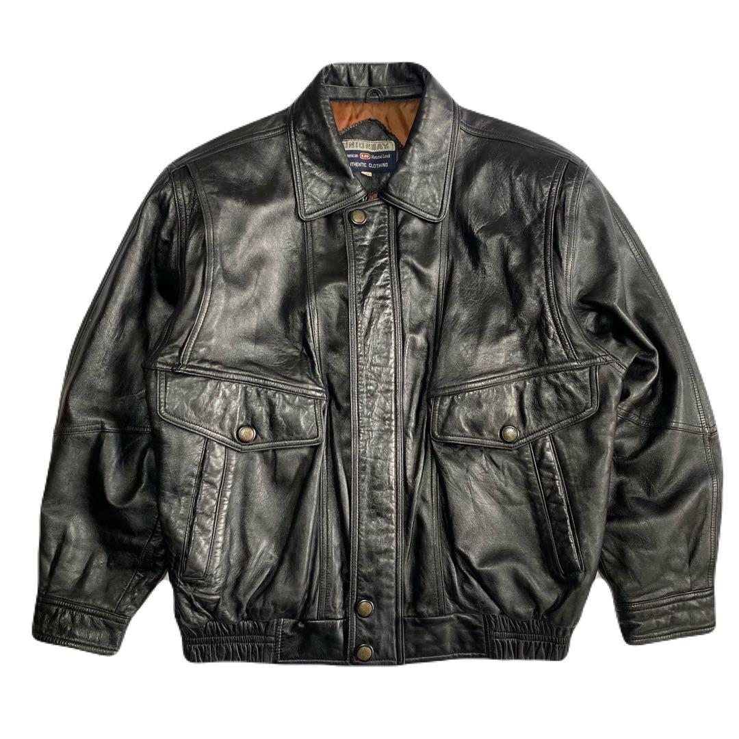 90s A-2 Vintage Leather Flight Jacket - 90s vintage A2 leather