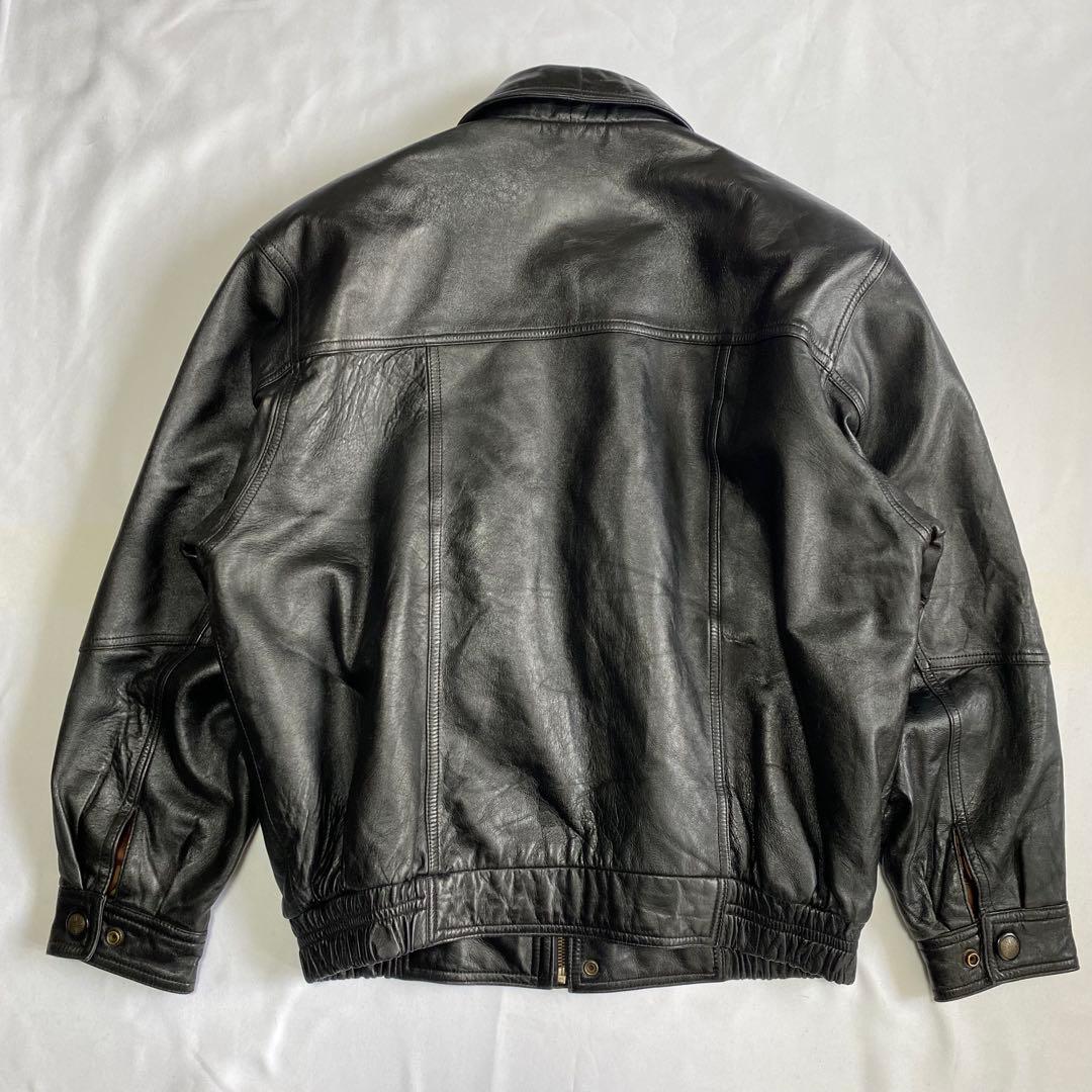 90s A-2 Vintage Leather Flight Jacket - 90s vintage A2 leather