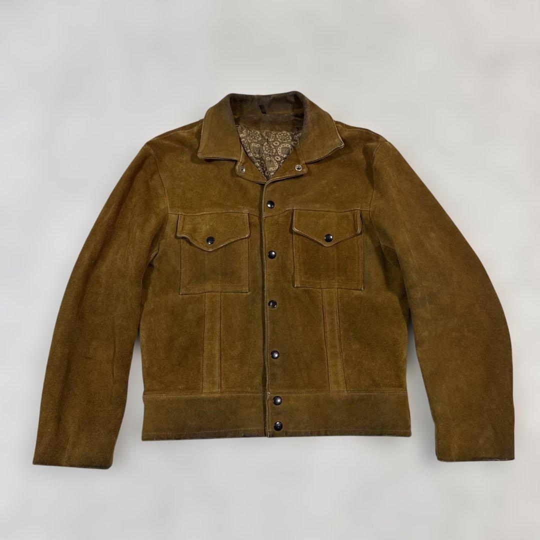50s60sビンテージ！スエードジャケット jo-o-kay 38