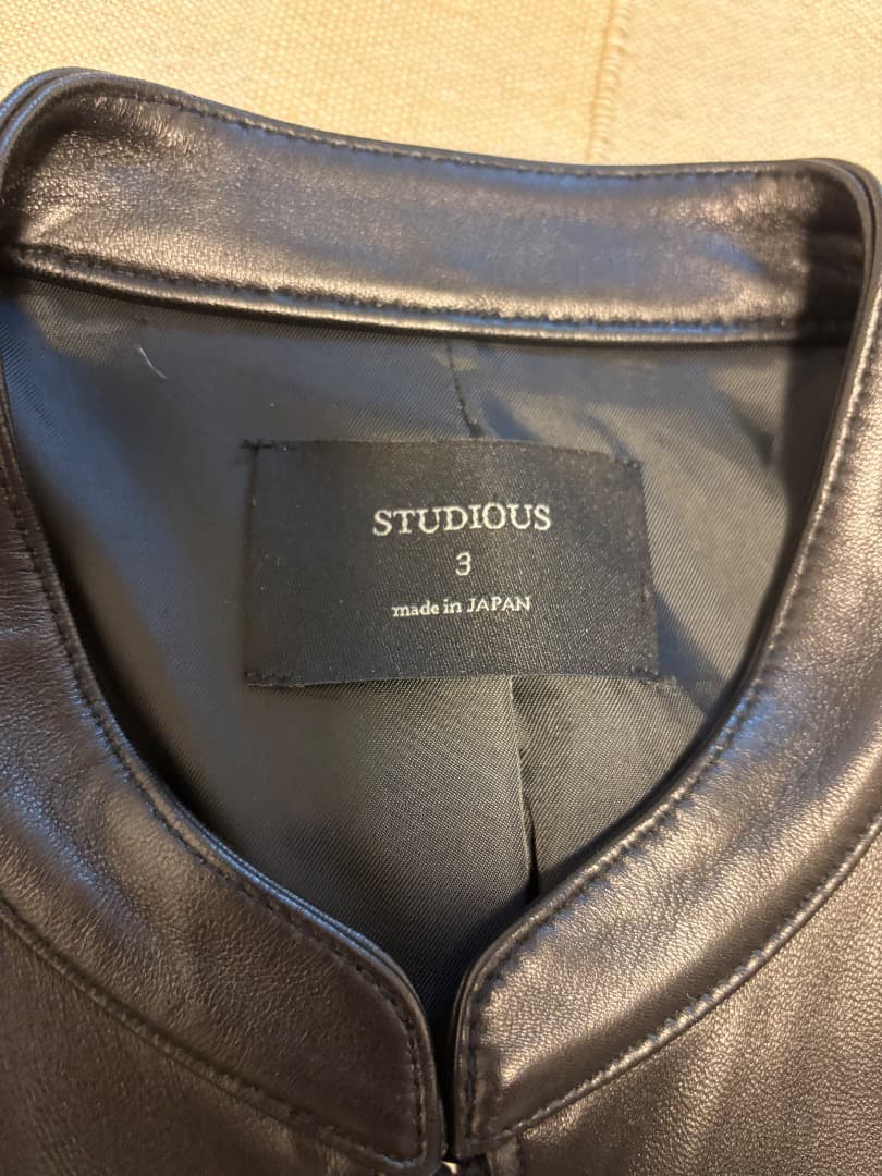 みみさん専用STUDIOUS ブラック レザー ジャケット サイズ3