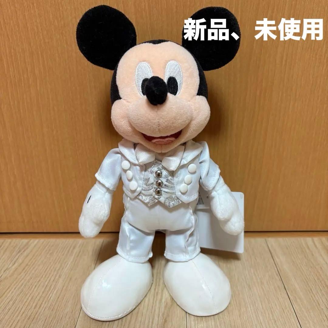 ビッグバンドビート ぬいぐるみ ミッキーマウス 白タキシード