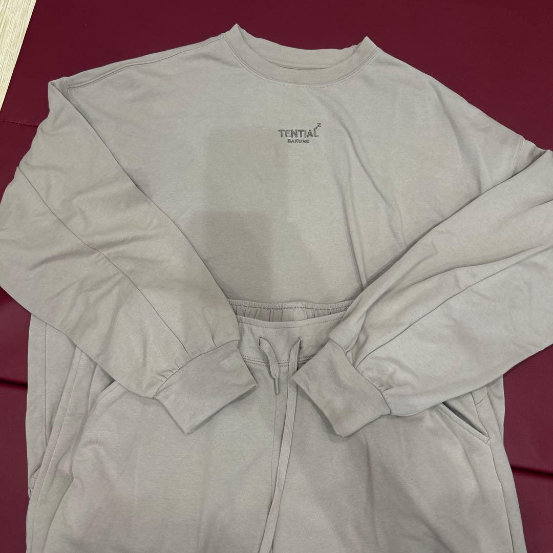 TENTIAL グレージュパジャマ　レディース2XLサイズ TENTIAL（テンシャル） リカバリーウェア BAKUNE バクネ レディース