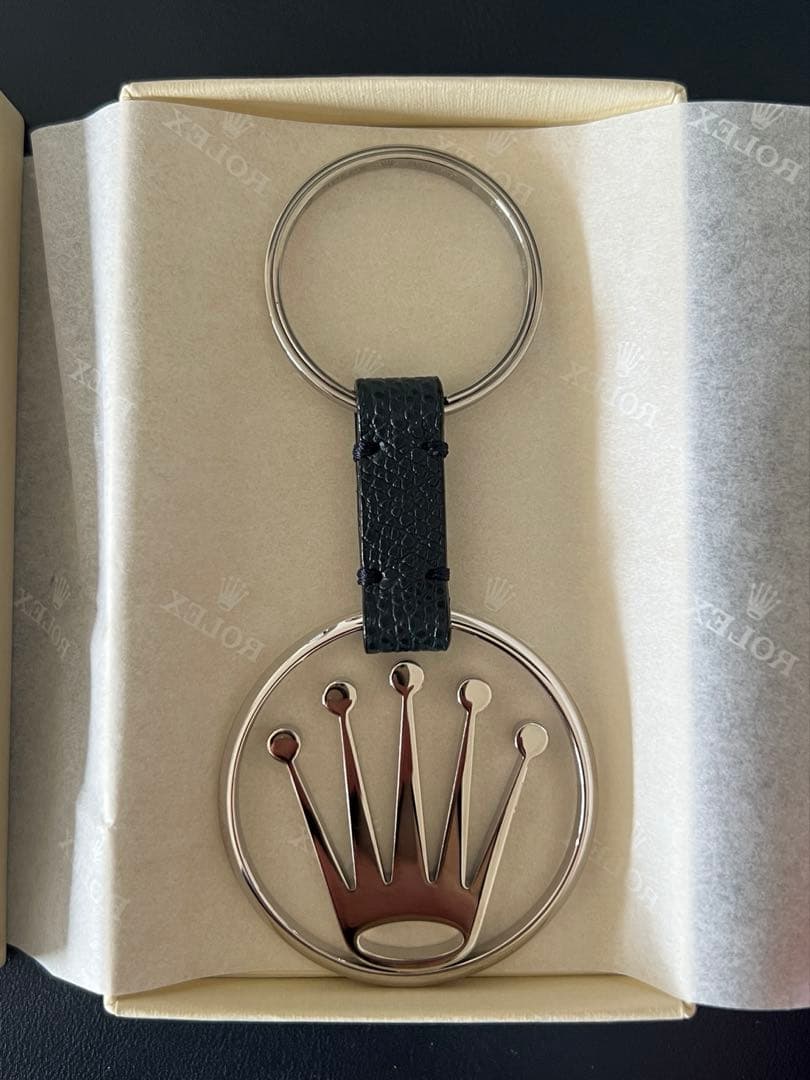 ROLEX キーホルダー 王冠ロゴ付き