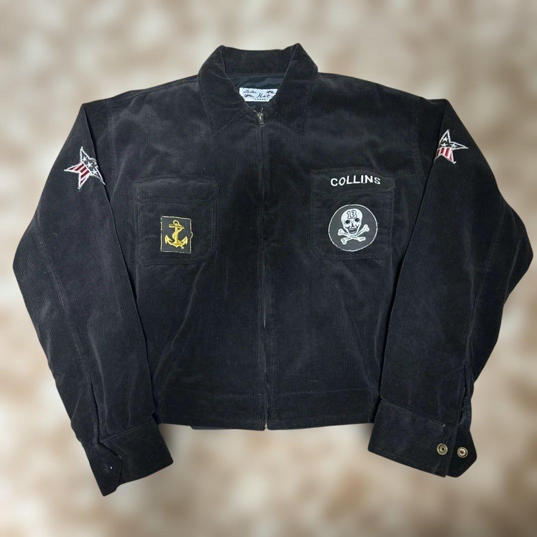 スーベニア コーデュロイジャケット ブラック 短丈