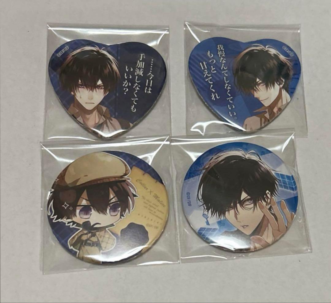 オトメイト Collar×Malice カラマリ 柳愛時 OPG ハート缶バッジ Collar×Malice 岡崎契 缶バッジ | K-BOOKS 池袋 2次元グッズ通販