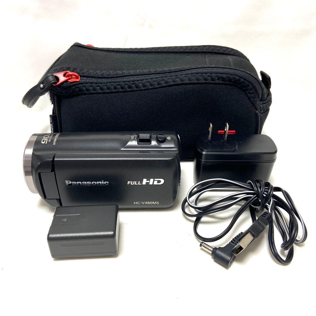 Panasonic HC-V480MS ハイビジョンカメラ ビデオカメラ 動作品