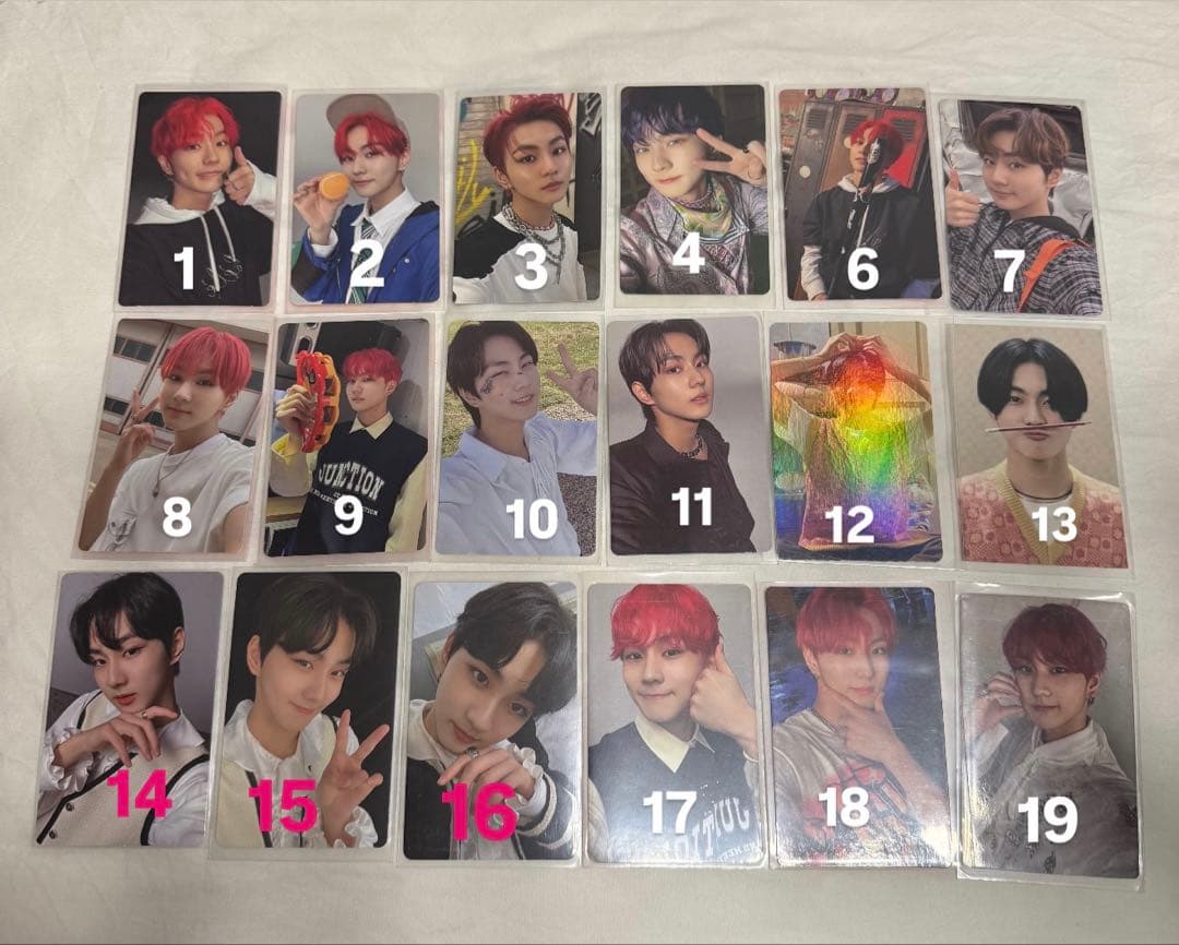 ジョンウォン　トレカ　過去　ENHYPEN