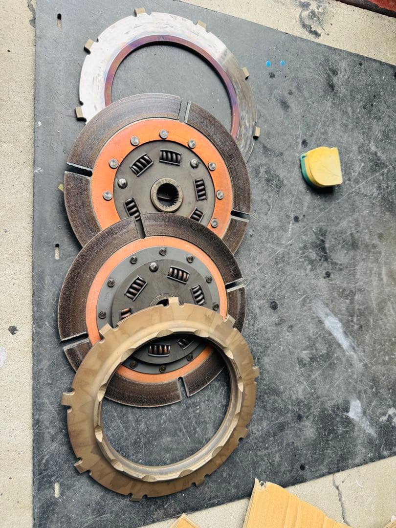 OS技研ツインプレート RB25 RB26 L型 VQ35パーツ 215mm TS2BD] - TS Twin Plate Clutch for Nissan R32/R33 RB20/25/26