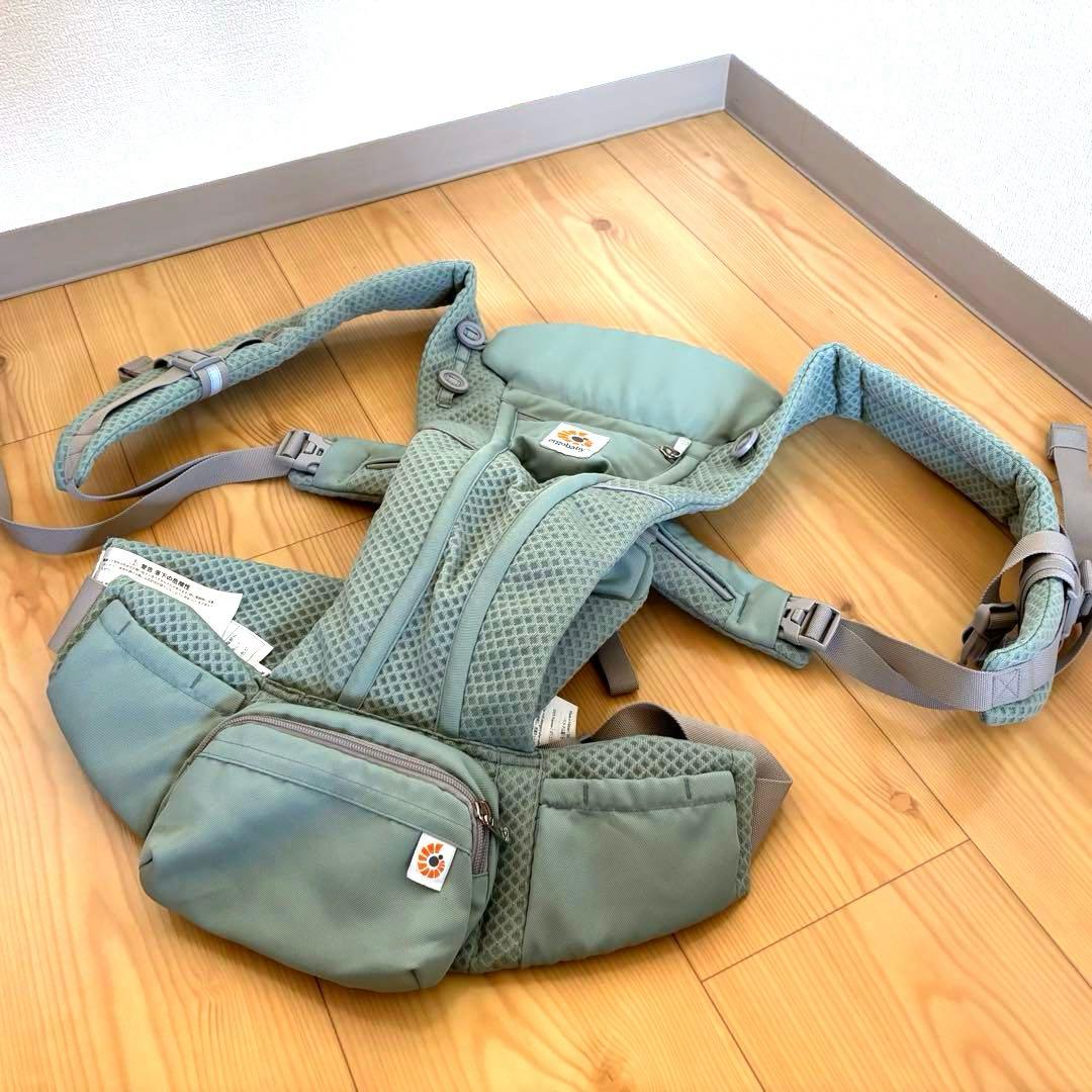 エルゴベビー　オムニブリーズ　　ベビーキャリア　セージグリーン　抱っこ紐