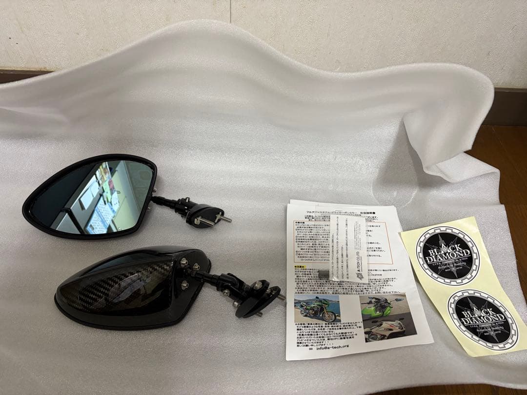 A-TECH 汎用ドライカーボンミラー TYPE5
