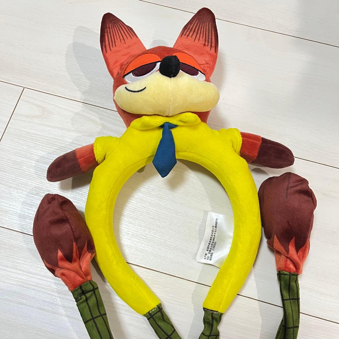上海ディズニー限定 ズートピア カチューシャ 2点セット - メルカリ