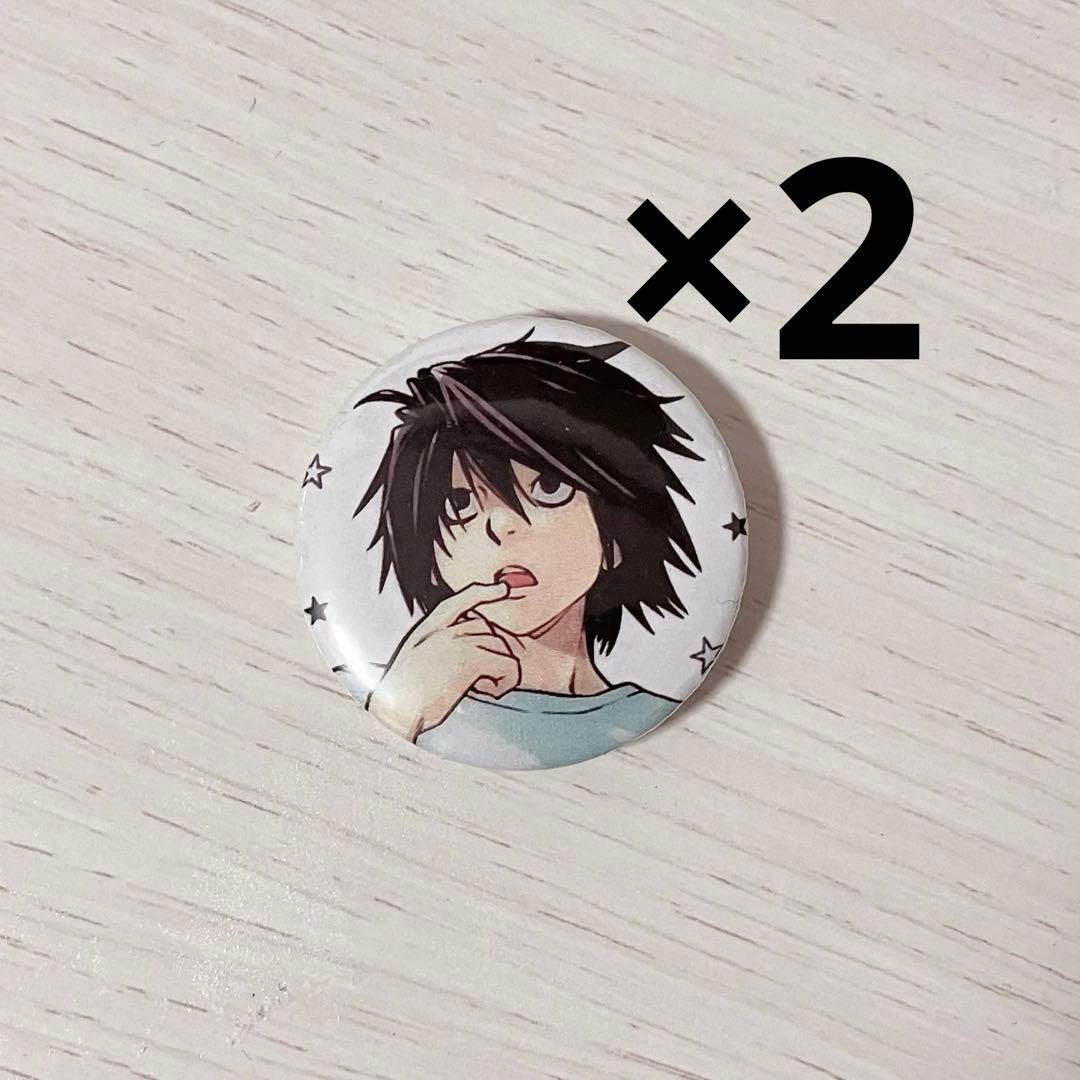 DEATHNOTE デスノート L 缶バッジ - メルカリ