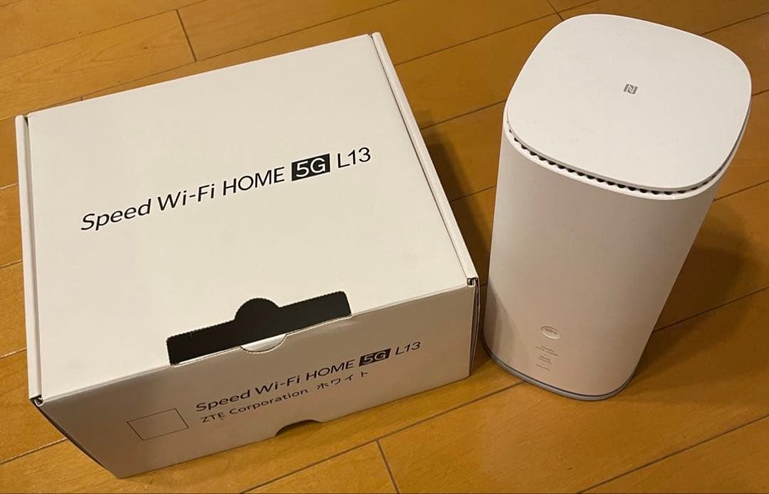 【美品】Speed Wi-Fi  5G L13（ZTE ZTR02） ZTE Speed Wi-Fi HOME 5G L13 ZTR02 無線LANルーター - 最安値・価格