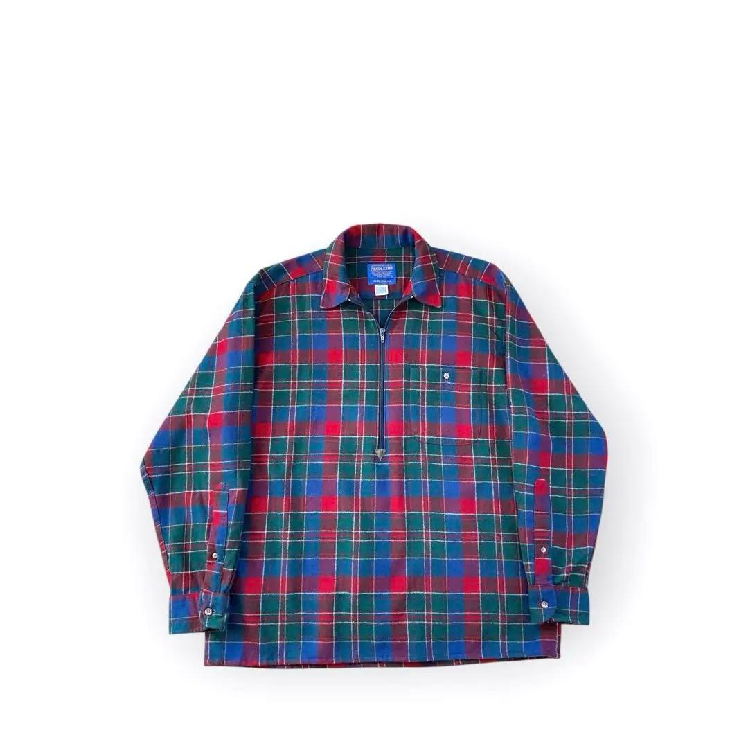 90s PENDLETON ペンドルトン プルオーバー ウール　シャツ USA製
