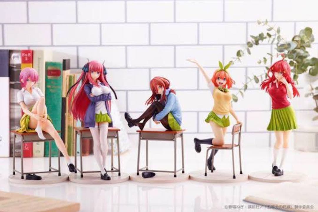 【限定パーツ付き】五等分の花嫁　コトブキヤ　フィギュア　５体セット