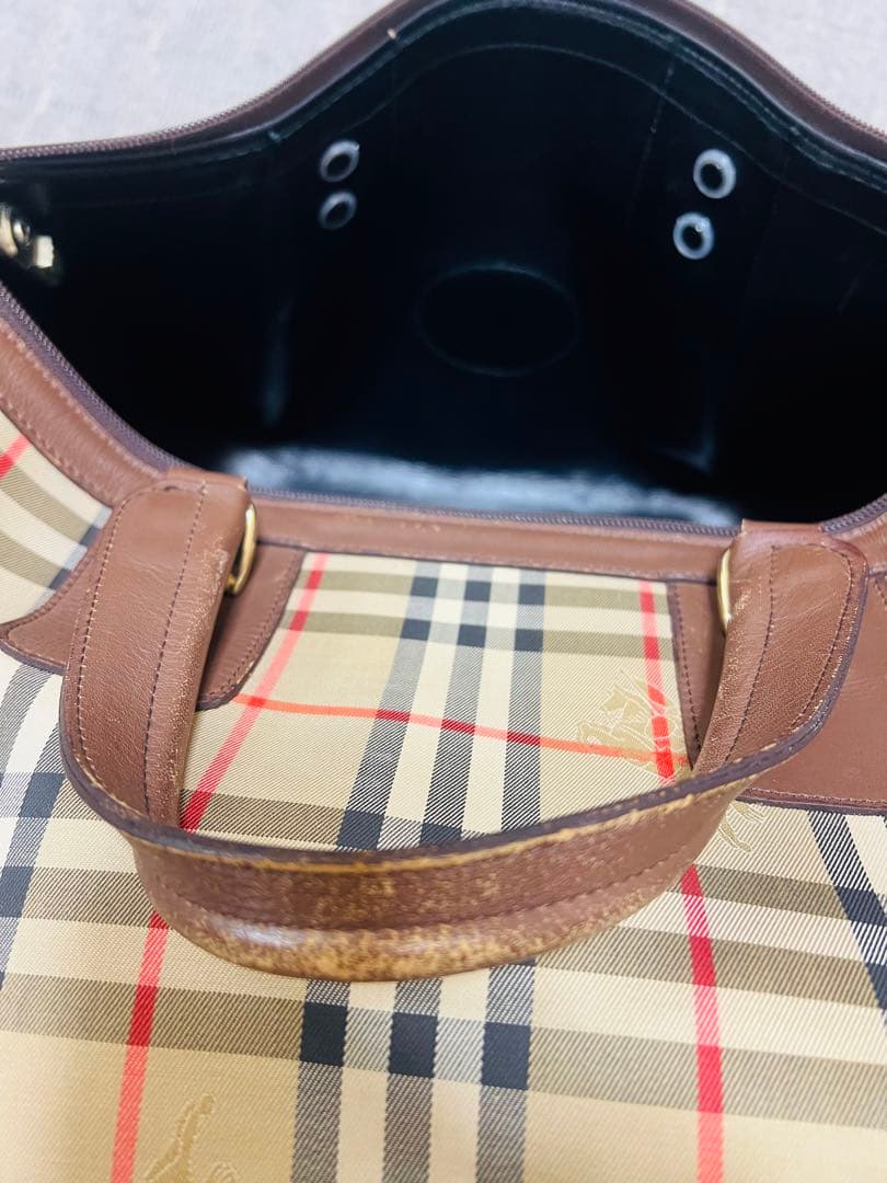 Burberry's 大容量ボストンバッグ ノバチェック柄 - メルカリ