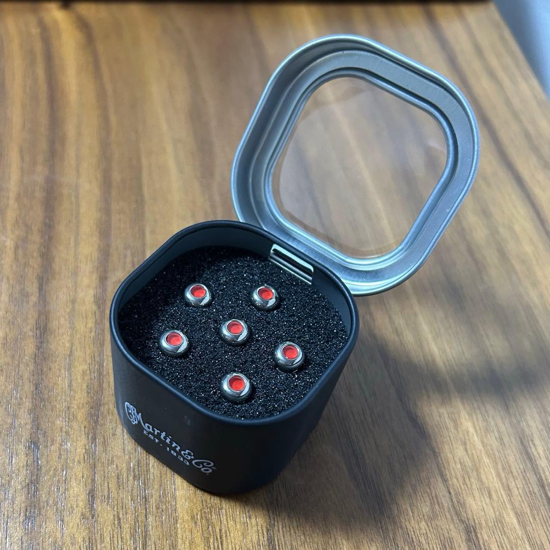 MARTIN リキッドメタルブリッジピン 楽天市場】Martin LIQUID METAL PINSET W/RED DOT GOLD[18APP0006