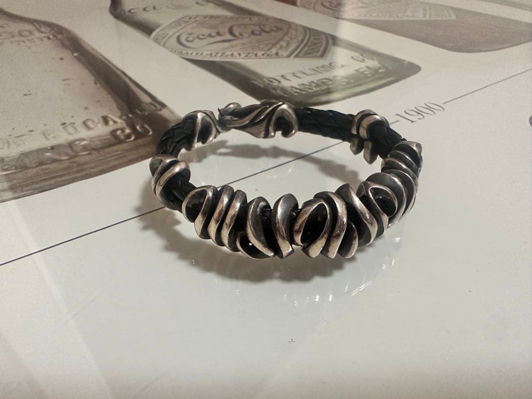 d*9様 ジゴロウ　ブラットレザーブレスレット