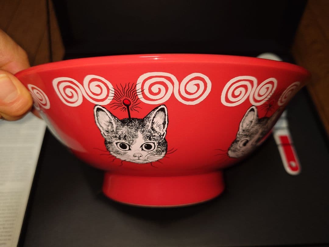 新品未使用 ヒグチユウコ ラーメンどんぶり＆レンゲセット 美濃焼き 1