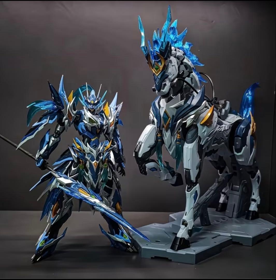 騎士と馬のフィギュアセット