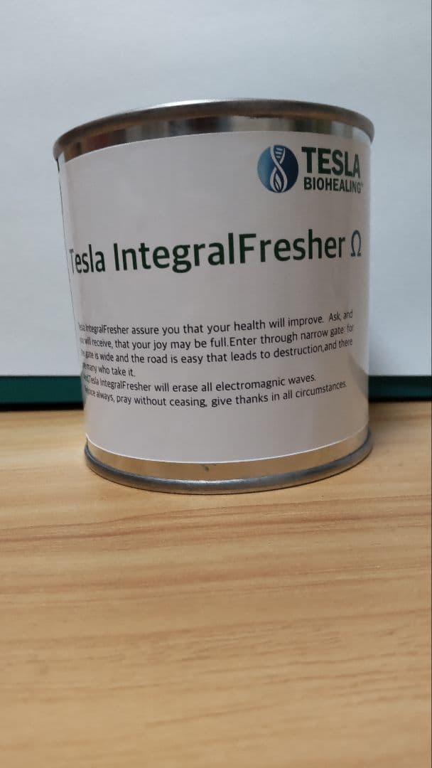 [正規品]テスラインテグラルフレッシャーΩ テスラ缶 電磁波対策に