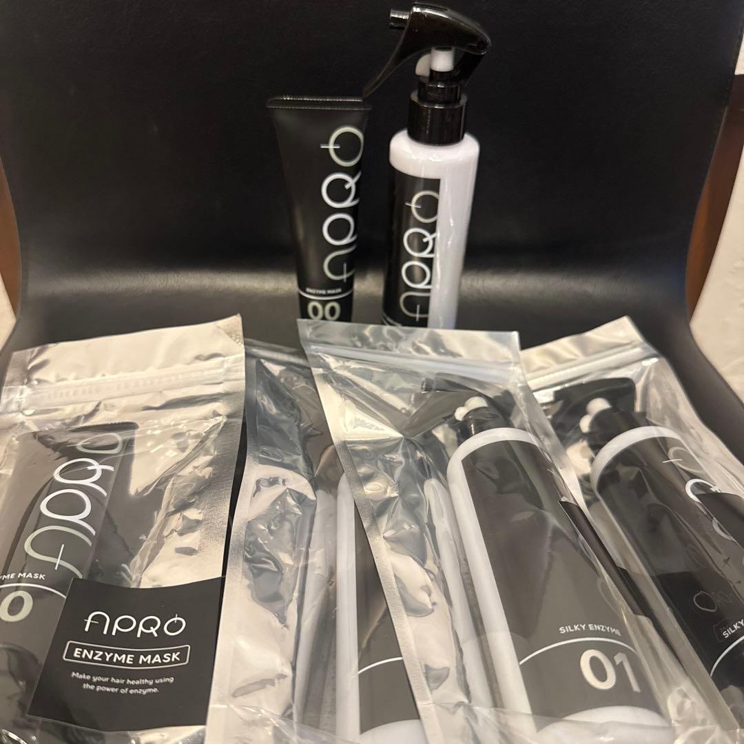 【新品】ENZYMEヘアトリートメント2種類セット／APRO 格4本ずつ