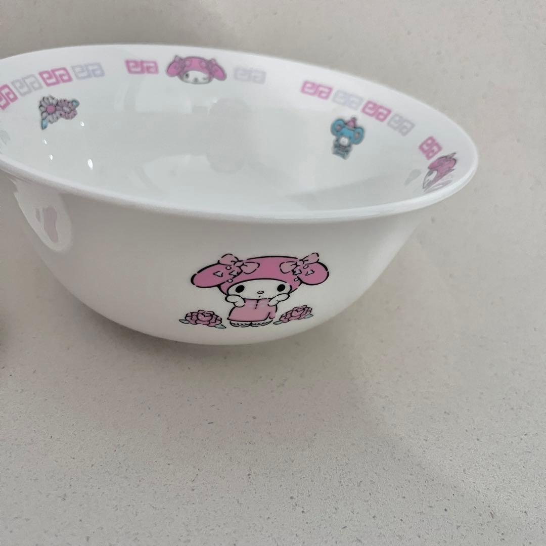 マイメロディ ラーメンどんぶり チャーハン皿 れんげセット - メルカリ